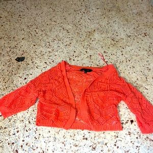 Pink cardigan/sweater